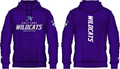Wildcats Primary Logo Purple Hoodie
