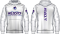 Wildcats Primary Logo White Hoodie