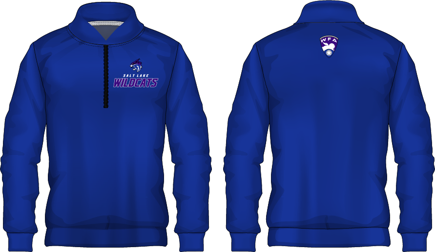 Wildcats Quarter Zip - Blue