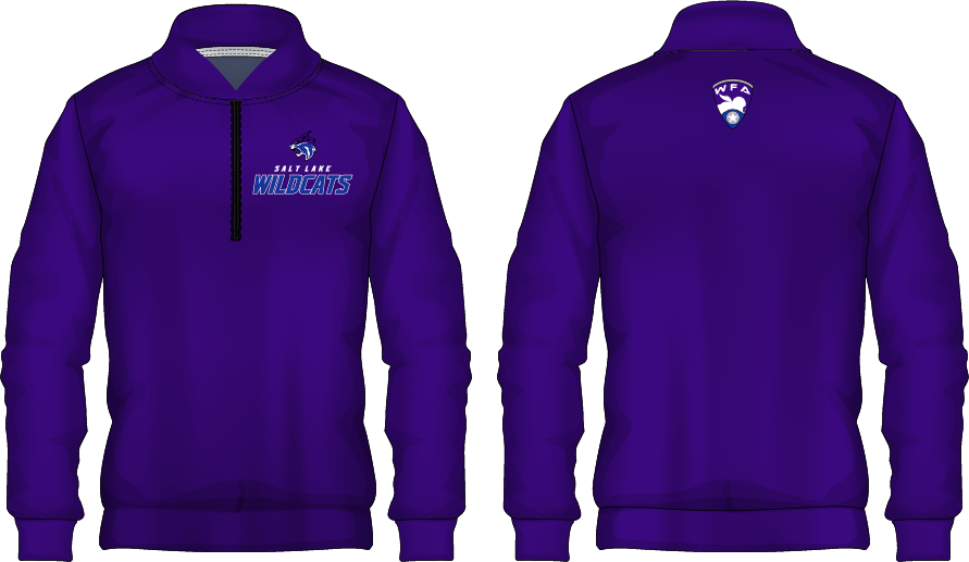 Wildcats Quarter Zip - Purple