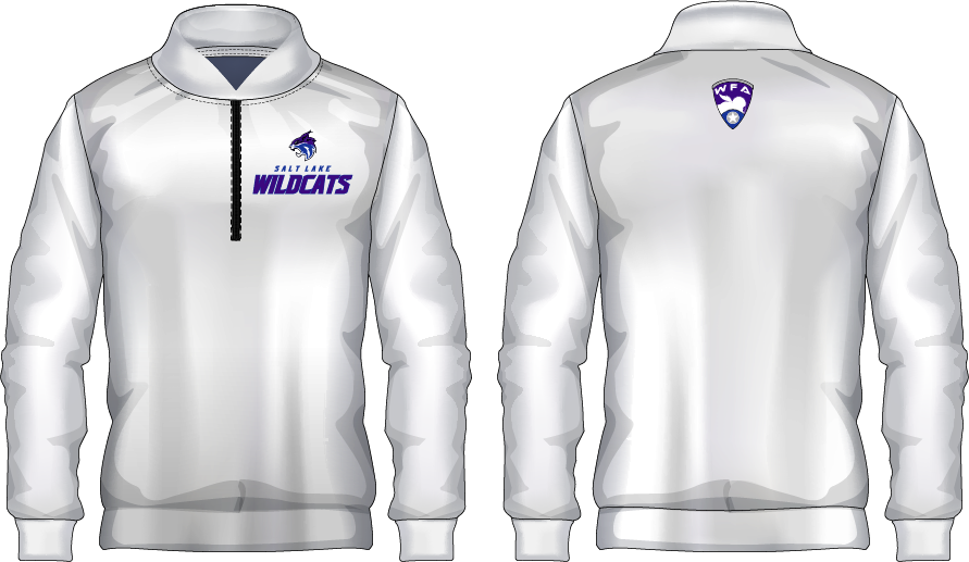 Wildcats Quarter Zip - White